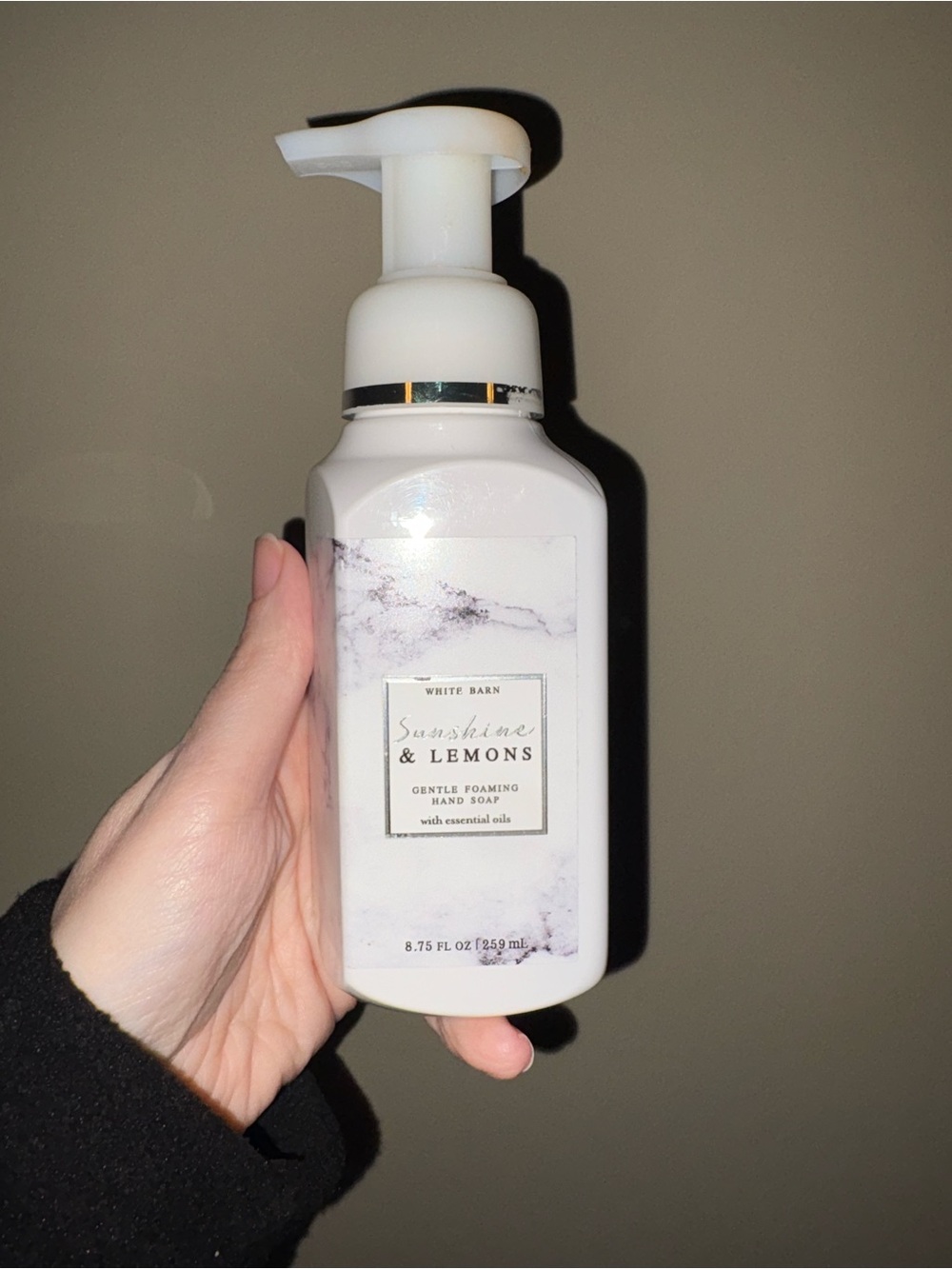 White Barn White Gentle Foaming Hand Soap – Sunshine & Lemons